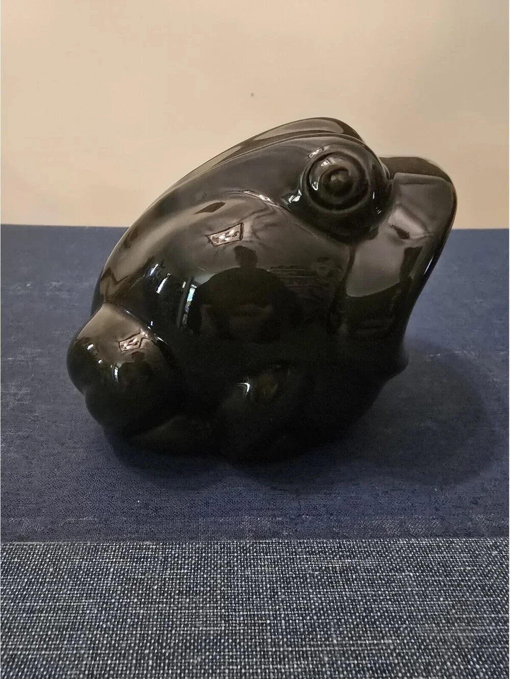 Vintage Ceramic Frog Sponge Holder